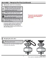 Preview for 10 page of HAMPTON BAY 1005 727 925 Use And Care Manual