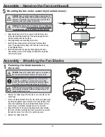 Preview for 11 page of HAMPTON BAY 1005 727 925 Use And Care Manual