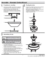 Предварительный просмотр 7 страницы HAMPTON BAY 1005 806 120 Use And Care Manual