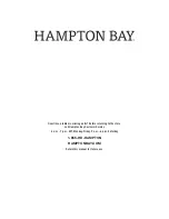 Предварительный просмотр 14 страницы HAMPTON BAY 1005 806 120 Use And Care Manual