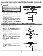 Предварительный просмотр 10 страницы HAMPTON BAY 1005 819 921 Use And Care Manual