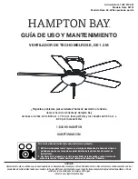 Предварительный просмотр 14 страницы HAMPTON BAY 1005 819 921 Use And Care Manual