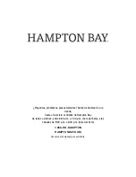 Предварительный просмотр 26 страницы HAMPTON BAY 1005 819 921 Use And Care Manual