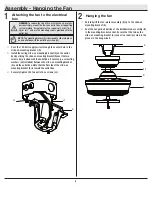 Предварительный просмотр 8 страницы HAMPTON BAY 1005 819 959 Use And Care Manual