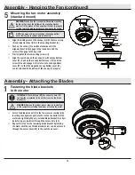 Предварительный просмотр 10 страницы HAMPTON BAY 1005 819 959 Use And Care Manual