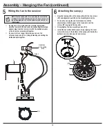 Предварительный просмотр 10 страницы HAMPTON BAY 1005 819 968 Use And Care Manual