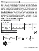 Предварительный просмотр 3 страницы HAMPTON BAY 1005 819 972 Use And Care Manual