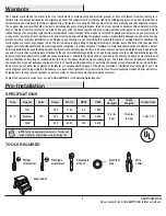 Preview for 3 page of HAMPTON BAY 1005 819 992 Use And Care Manual