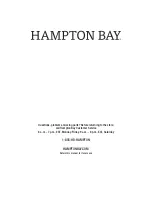 Preview for 14 page of HAMPTON BAY 1005 819 992 Use And Care Manual