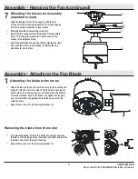 Preview for 11 page of HAMPTON BAY 1005 919 921 Use And Care Manual