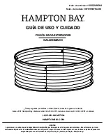 Preview for 7 page of HAMPTON BAY 1005249564 Use And Care Manual