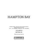 Preview for 8 page of HAMPTON BAY 1006 300 228 Use And Care Manual