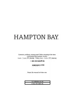 Preview for 9 page of HAMPTON BAY 1006 452 256 Use And Care Manual