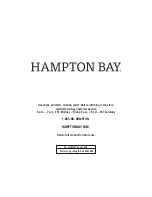 Preview for 10 page of HAMPTON BAY 1006 452 329 Use And Care Manual