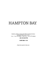 Preview for 37 page of HAMPTON BAY 1006 572 501 Use And Care Manual