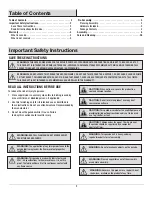 Предварительный просмотр 2 страницы HAMPTON BAY 1006 615 785 Use And Care Manual