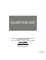 Preview for 9 page of HAMPTON BAY 1006331725 Use And Care Manual