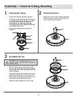 Предварительный просмотр 10 страницы HAMPTON BAY 113 102 Use And Care Manual