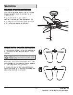 Предварительный просмотр 15 страницы HAMPTON BAY 113 102 Use And Care Manual