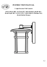 Предварительный просмотр 1 страницы HAMPTON BAY 114-784 Instruction Manual