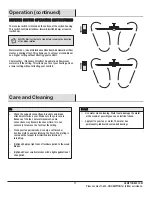 Предварительный просмотр 17 страницы HAMPTON BAY 114024 Use And Care Manual