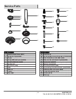 Предварительный просмотр 19 страницы HAMPTON BAY 114024 Use And Care Manual