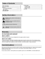 Preview for 2 page of HAMPTON BAY 133-008-5D Use And Care Manual