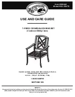 Preview for 1 page of HAMPTON BAY 133-008-7D Use And Care Manual