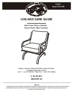 HAMPTON BAY 135431 Use And Care Manual preview