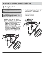 Предварительный просмотр 8 страницы HAMPTON BAY 14414 Use And Care Manual