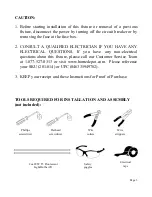 Предварительный просмотр 3 страницы HAMPTON BAY 201-014 Instruction Manual