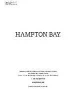 Предварительный просмотр 12 страницы HAMPTON BAY 2102FP Use And Care Manual