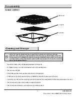 Предварительный просмотр 3 страницы HAMPTON BAY 2195FP-3PC Use And Care Manual