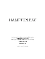 Предварительный просмотр 4 страницы HAMPTON BAY 2195FP-3PC Use And Care Manual