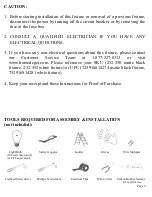 Preview for 3 page of HAMPTON BAY 252-550 Instruction Manual