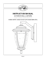 Предварительный просмотр 1 страницы HAMPTON BAY 253-425 Instruction Manual