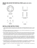 Предварительный просмотр 6 страницы HAMPTON BAY 253-425 Instruction Manual