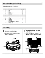 Предварительный просмотр 5 страницы HAMPTON BAY 25816 Use And Care Manual