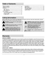 Preview for 2 page of HAMPTON BAY 25949 Use And Care Manual