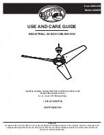 HAMPTON BAY 26829 Use And Care Manual preview