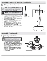 Предварительный просмотр 10 страницы HAMPTON BAY 26829 Use And Care Manual