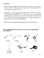 Предварительный просмотр 3 страницы HAMPTON BAY 272-775 Instruction Manual