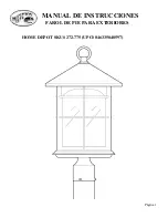 Предварительный просмотр 9 страницы HAMPTON BAY 272-775 Instruction Manual