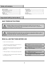 Предварительный просмотр 2 страницы HAMPTON BAY 3022-CM4-FP Use And Care Manual