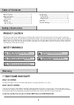 Preview for 2 page of HAMPTON BAY 3022-CM4-SW Use And Care Manual