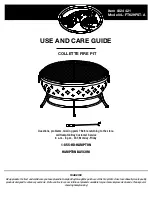 HAMPTON BAY 324 421 Use And Care Manual preview