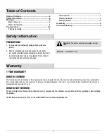 Preview for 2 page of HAMPTON BAY 324 421 Use And Care Manual