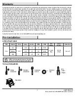 Предварительный просмотр 3 страницы HAMPTON BAY 32711 Use And Care Manual