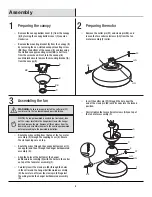 Preview for 8 page of HAMPTON BAY 329006 Use And Care Manual