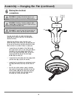 Preview for 10 page of HAMPTON BAY 329006 Use And Care Manual